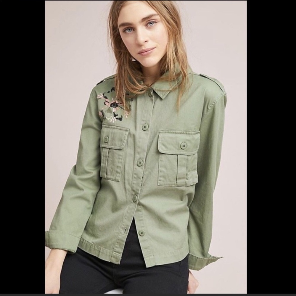 ANTHROPOLOGIE NWT LIGHT FIELD JACKET SIZE SMALL P